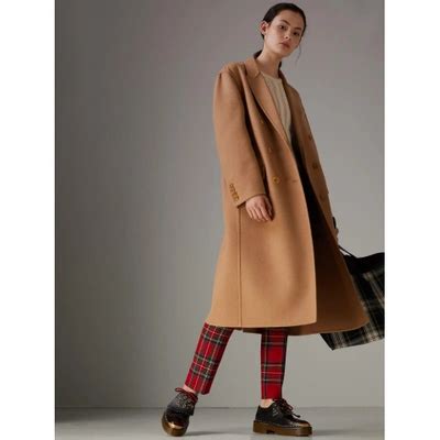 burberry double camel hair tailored coat|burberry cashmere camel coats.